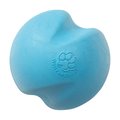 West Paw Zogoflex Blue Jive Ball Synthetic Rubber Dog Toy, Medium WE5674